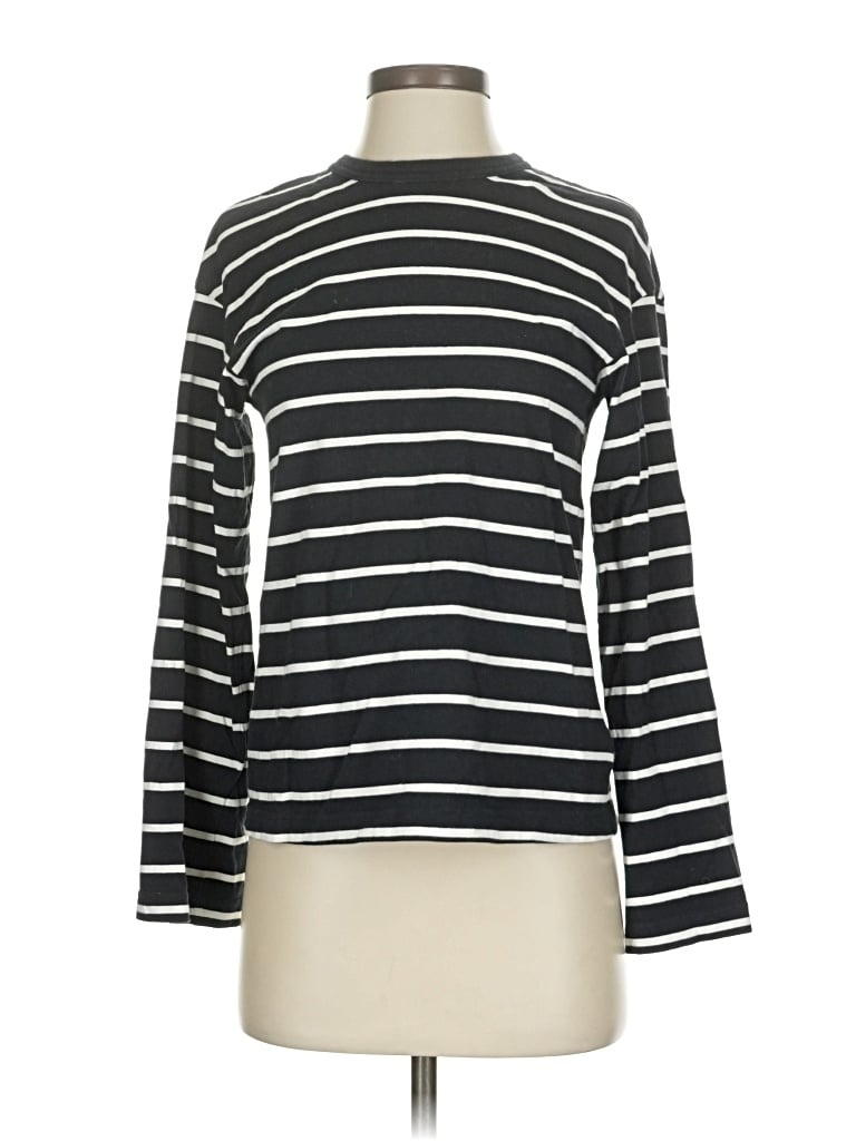 Pre-owned H&m Long Sleeve Turtleneck In Black