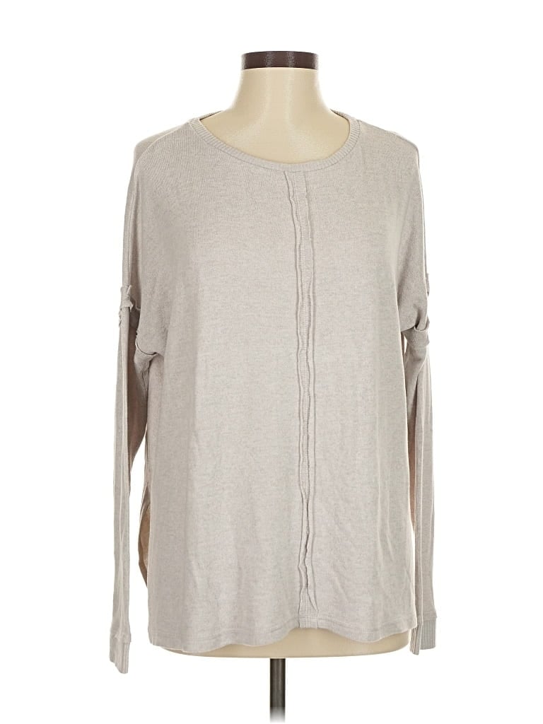 Pre-owned Donna Karan Pullover Sweater In Gray