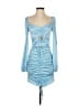 Akira Blue Cocktail Dress Size S - photo 1