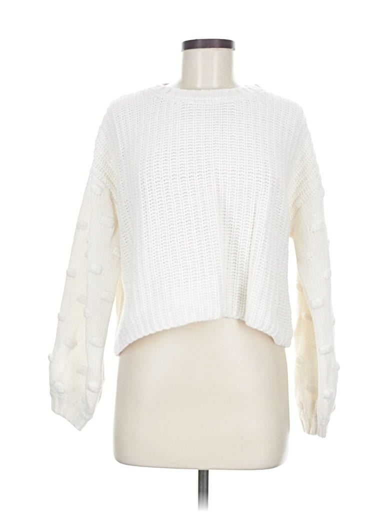 JESSICA SIMPSON Pre-owned Pullover Sweater In White