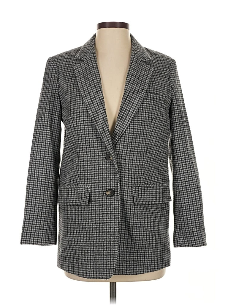 Everlane Wool Blazer Jacket In Gray