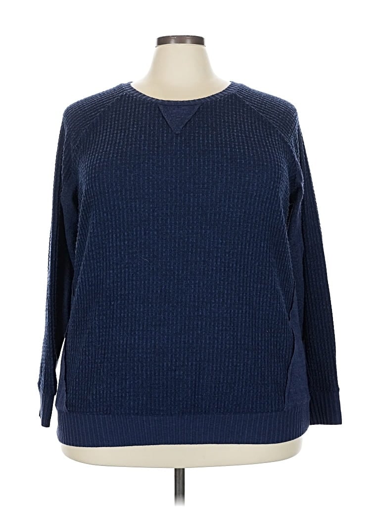 TORRID Pre-owned Pullover Sweater In Blue