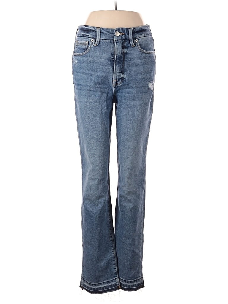 Pre-owned Good American Jeans In Blue