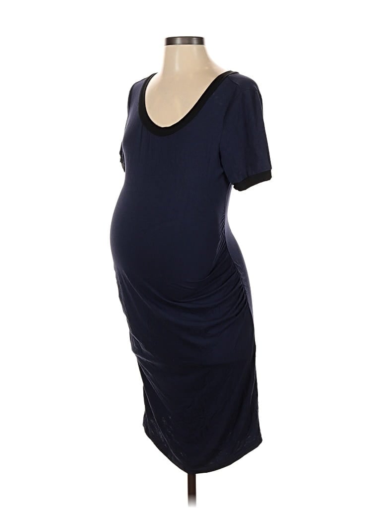 KIMI + KAI MATERNITY Pre-owned Casual Dress In Blue