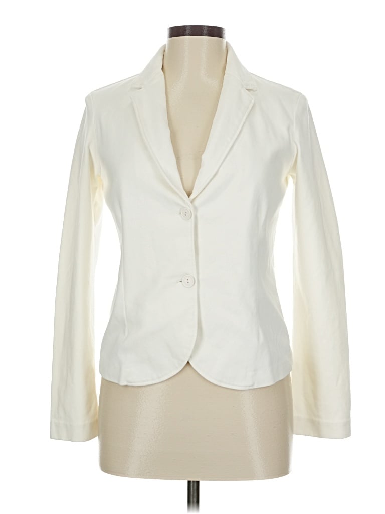 European Culture Blazer Jacket In White
