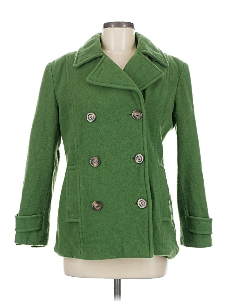 Pre-owned Charter Club Coat In Green