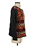 Assorted Brands Paisley Orange Black Cardigan Size 0 (tall) - photo 4