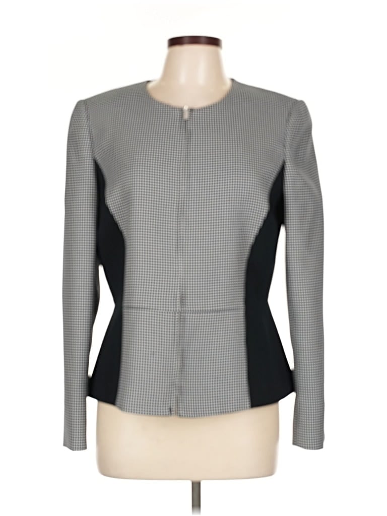 Pre-owned Tahari By Asl Jacket In Gray