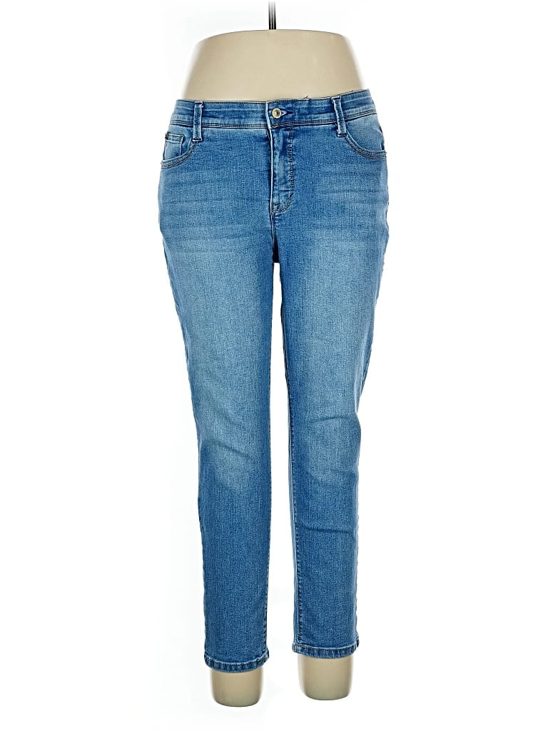 Pre-owned Curve Appeal Jeans In Blue