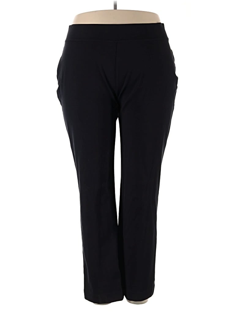 Pre-owned Lands' End Active Pants In Black
