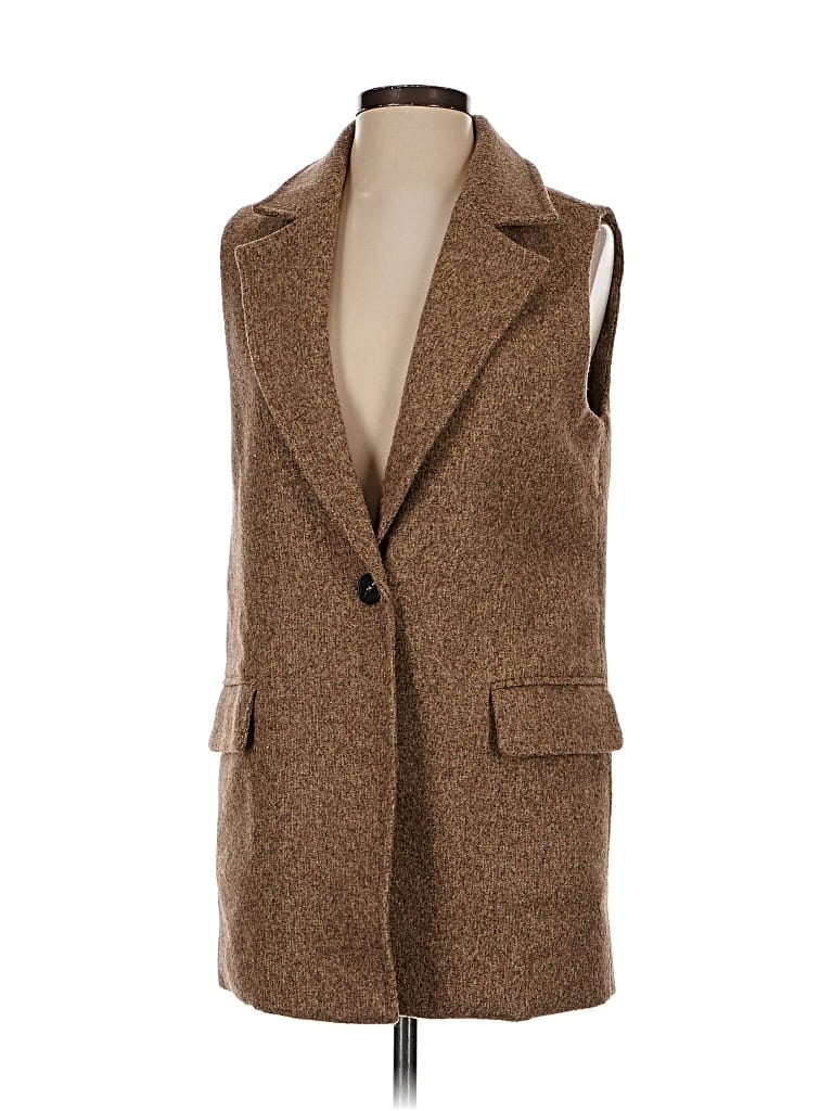 Pre-owned Mystree Vest In Brown