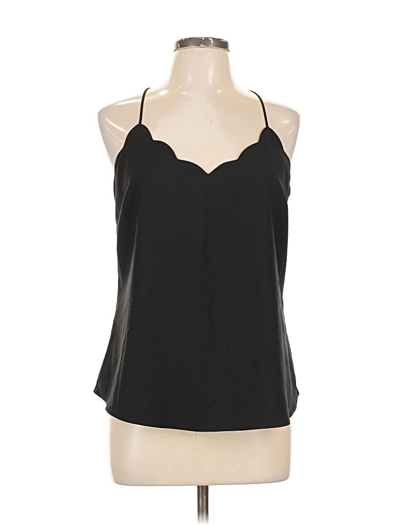 Pre-owned J.crew Factory Store Sleeveless Blouse In Black