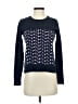 Joe Fresh Chevron-herringbone Blue Pullover Sweater Size XS - photo 1