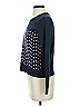 Joe Fresh Chevron-herringbone Blue Pullover Sweater Size XS - photo 5