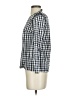 J.Crew Checkered-gingham Blue Long Sleeve Blouse Size XXS - photo 5