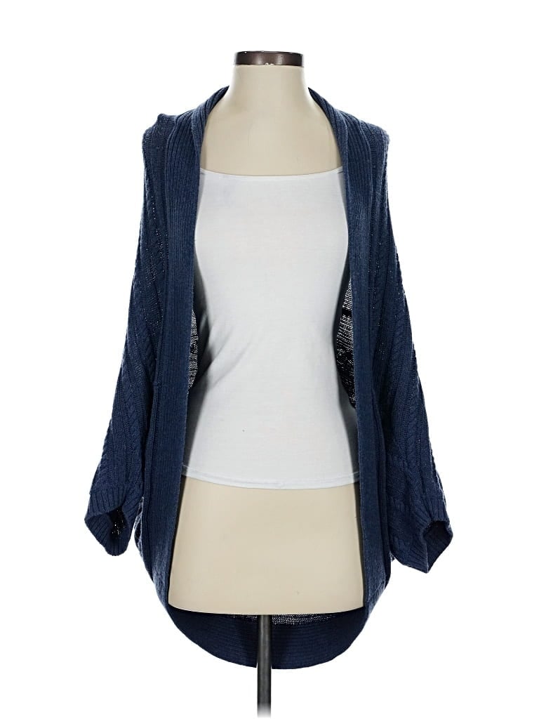 Pre-owned Banana Republic Cardigan Sweater In Blue