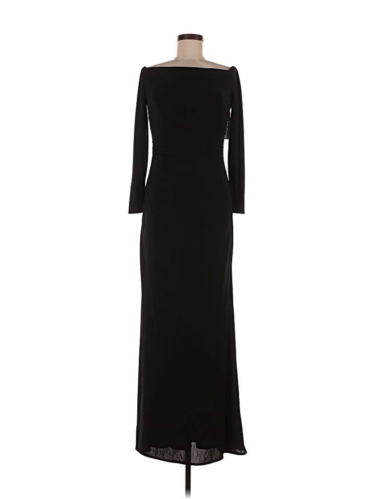 La Femme Casual Dress In Black