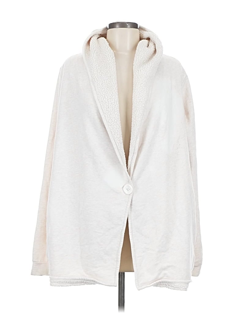 Pre-owned Gap Cardigan Sweater In White