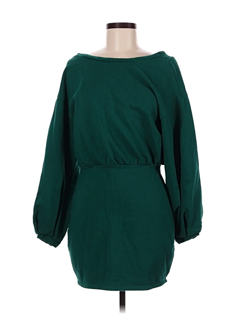 Pre-owned Lovers & Friends Casual Dress In Green