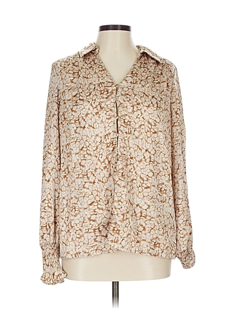 RACHEL ZOE TJX Pre-owned Long Sleeve Polo Shirt In White