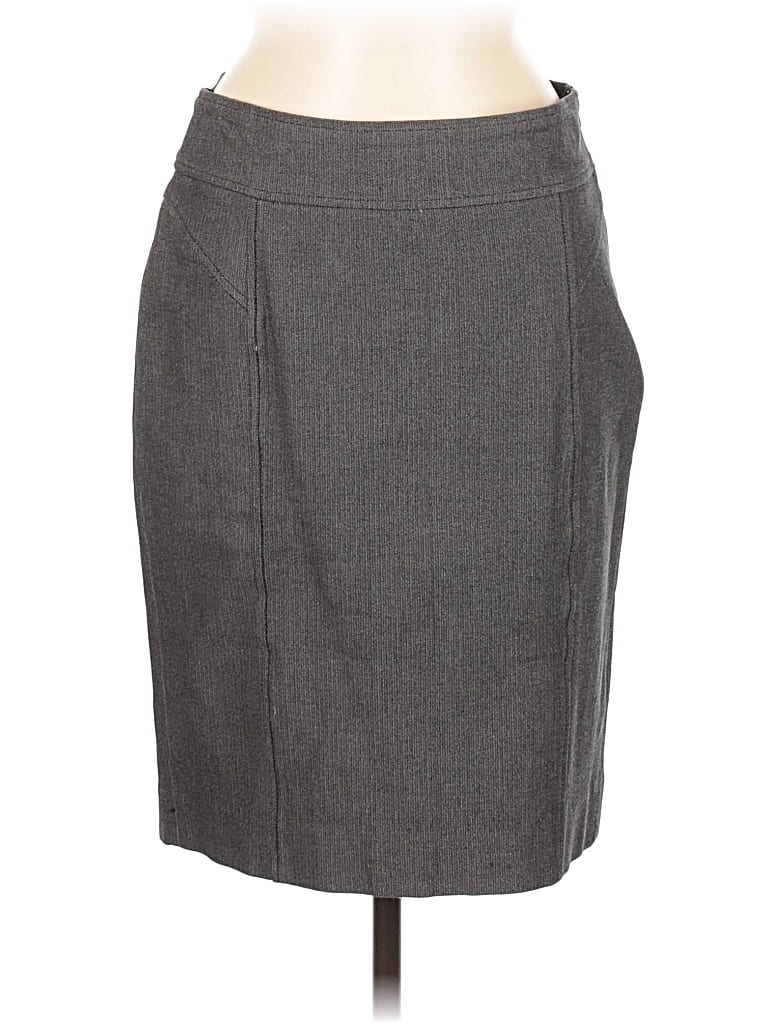 Pre-owned Banana Republic Formal Skirt In Gray