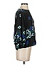 Warm Black 3/4 Sleeve Blouse Size XS (0) - photo 4