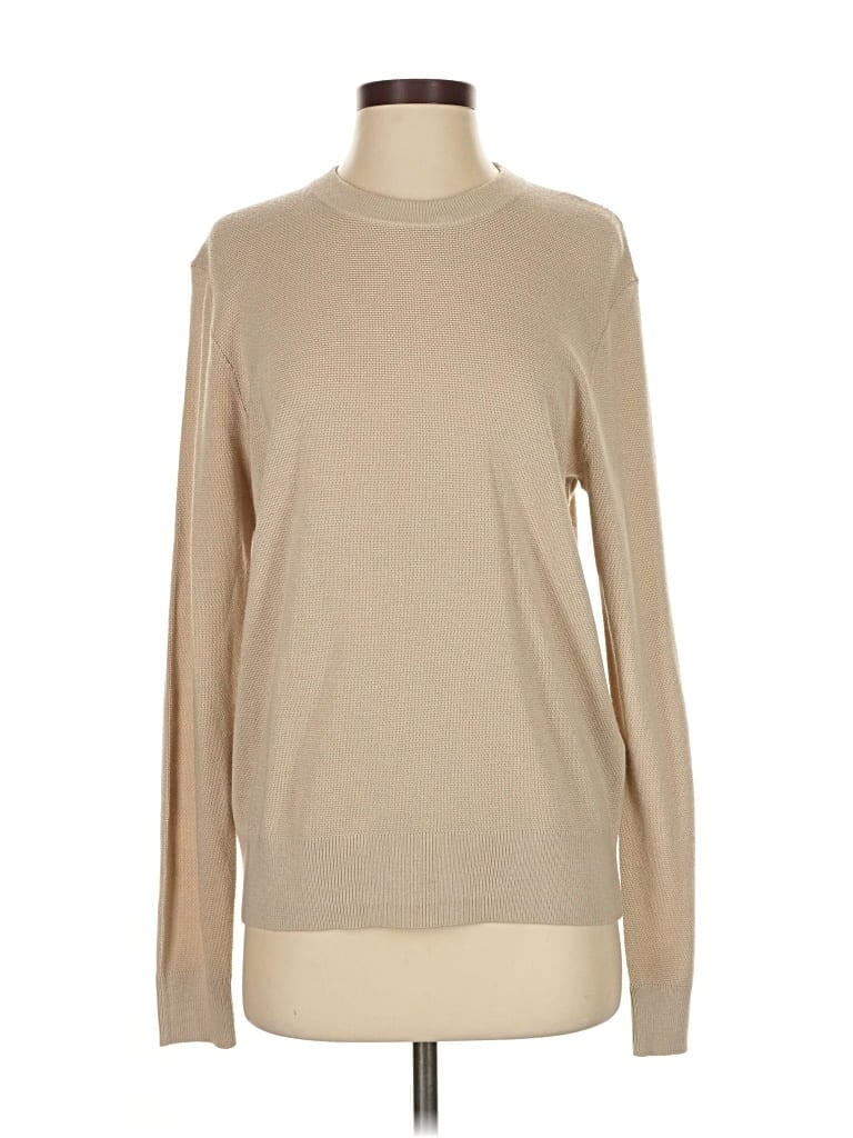 Pre-owned Sandro Wool Pullover Sweater In Brown