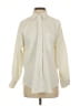 Zara Ivory Long Sleeve Button-Down Shirt Size XS - photo 1