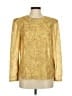 Honey Punch 100% Polyester Gold Long Sleeve Blouse Size M - photo 1
