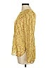 Honey Punch 100% Polyester Gold Long Sleeve Blouse Size M - photo 5