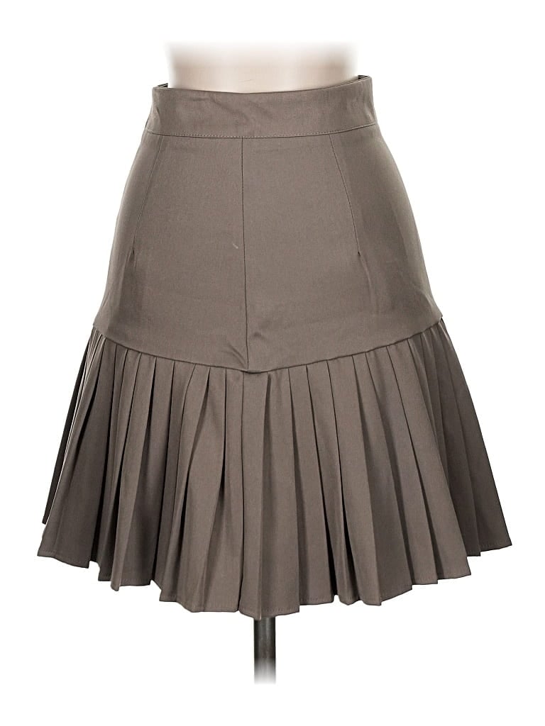 Pre-owned Assorted Brands Formal Skirt In Gray