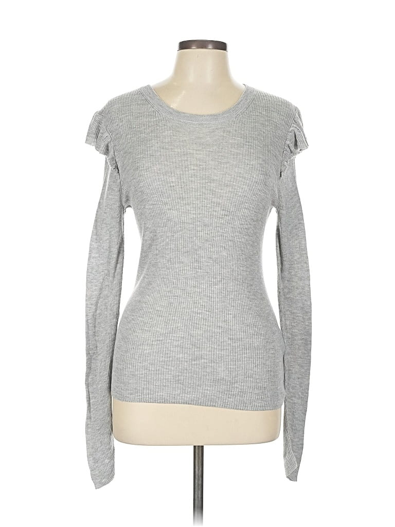 Pre-owned Madewell Pullover Sweater In Gray