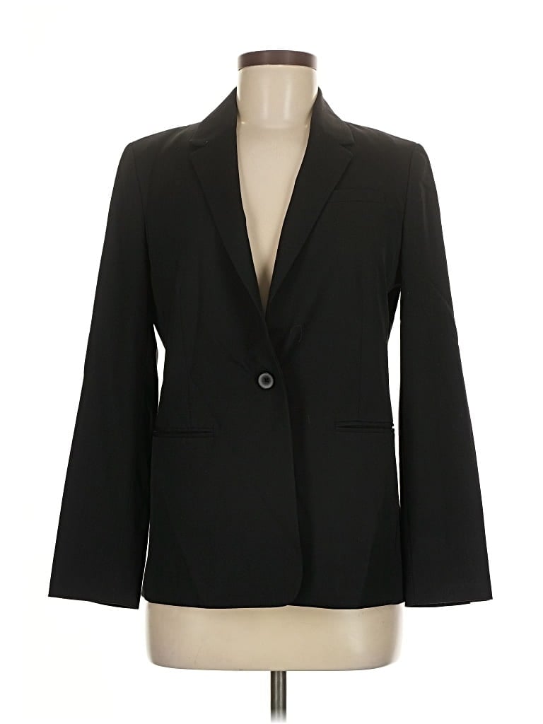 EVERLANE Pre-owned Wool Blazer Jacket In Black