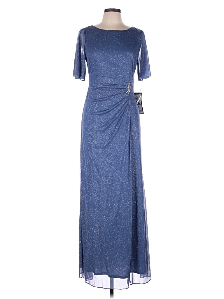 Pre-owned Slny Casual Dress In Blue