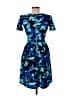 Lularoe Graphic Blue Casual Dress Size XS - photo 2