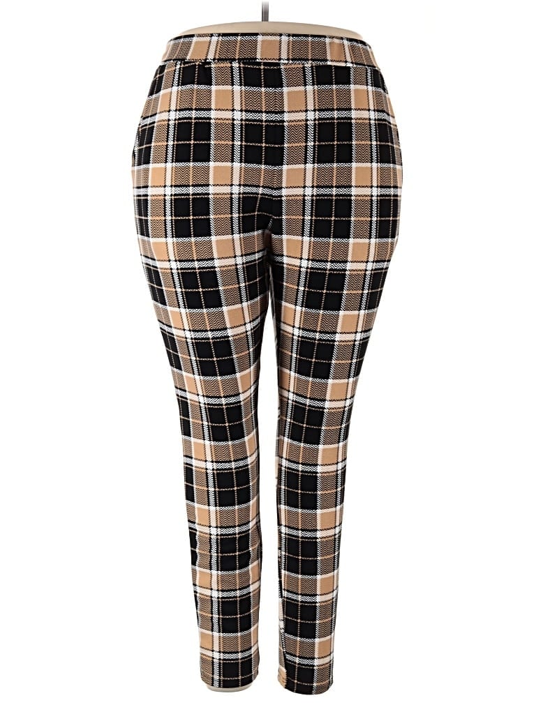 Pre-owned Shein Curve Casual Pants In Brown