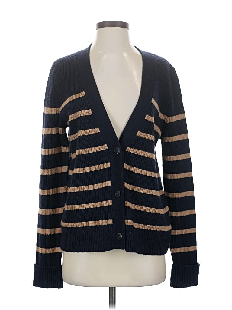 Pre-owned Talbots Cardigan Sweater In Blue