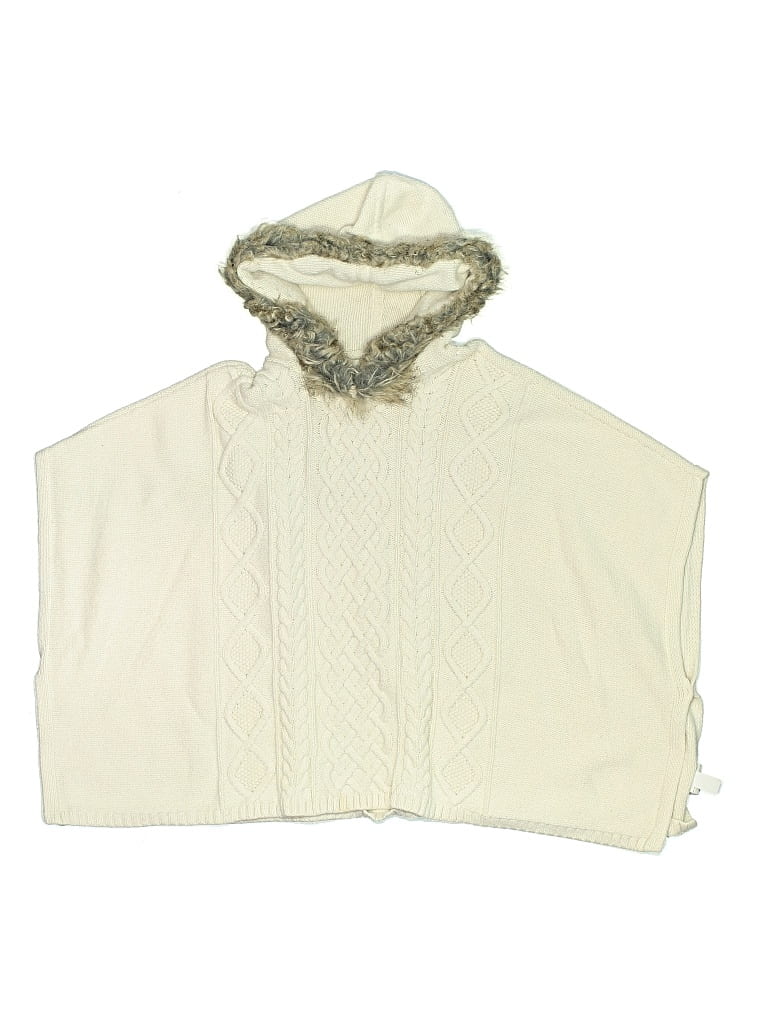 Pre-owned Gap Kids' Poncho In White