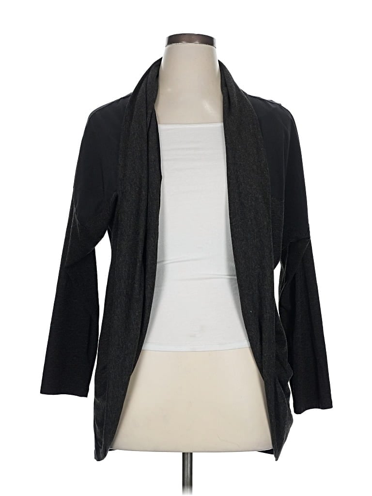 Pre-owned Lucy Cardigan Sweater In Gray