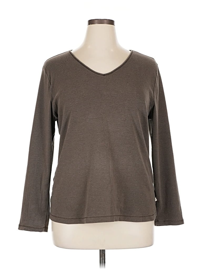 Pre-owned Venezia 3/4 Sleeve T-shirt In Brown