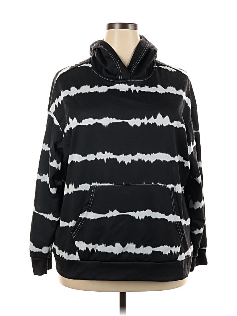 SHEIN CURVE Pre-owned Sweatshirt In Black