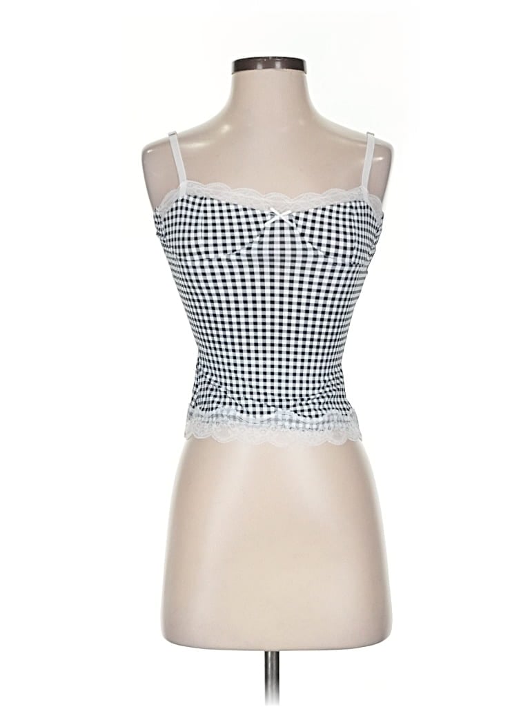 Pre-owned Lioness Tube Top Silver Strapless Neckline Tops