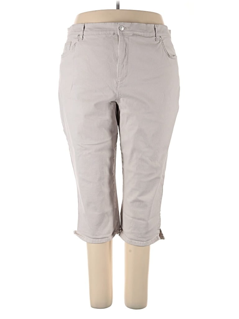 Pre-owned Gloria Vanderbilt Casual Pants In Gray