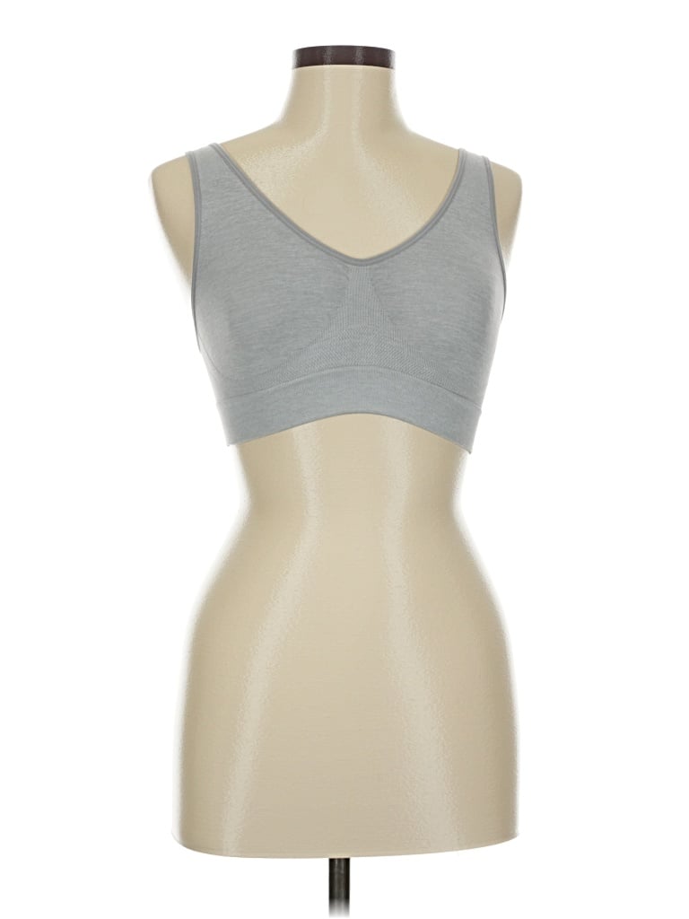 Pre-owned Unbranded Sports Bra In Gray