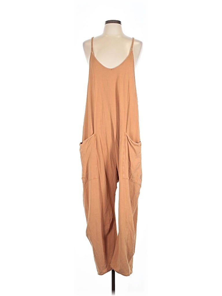 Pre-owned Fp Movement Jumpsuit In Brown