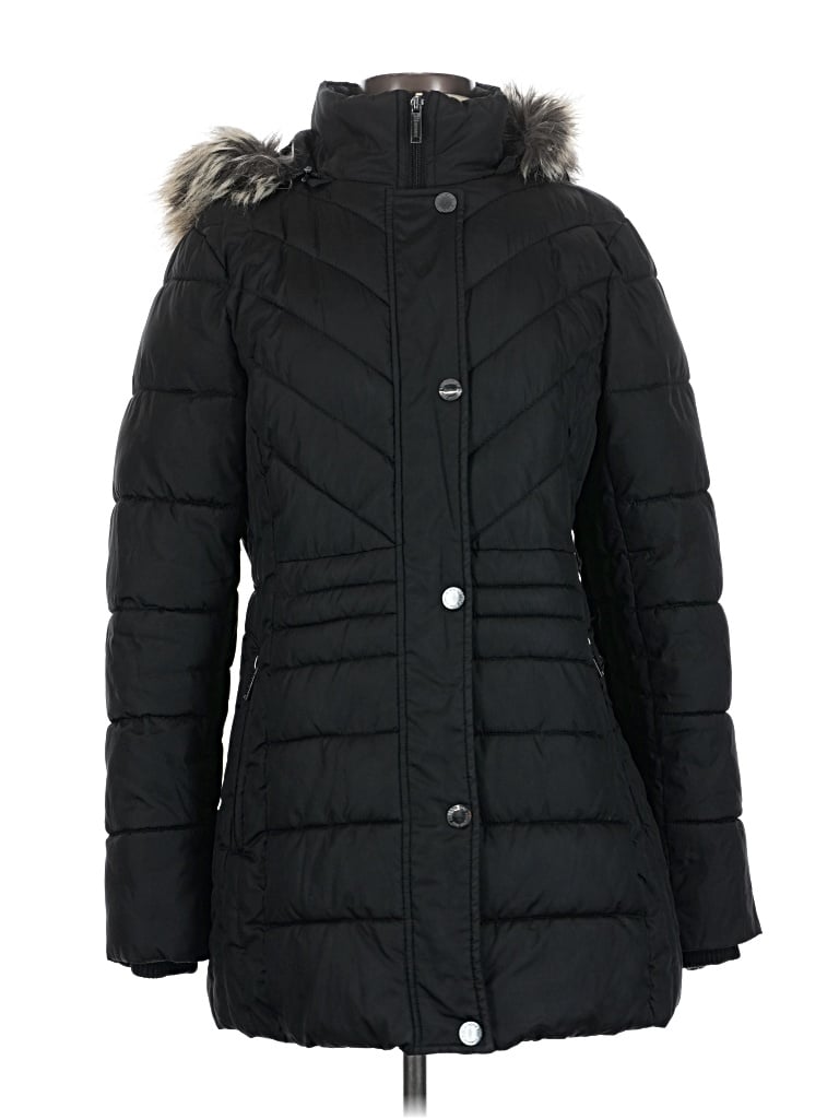 Pre-owned London Fog Snow Jacket In Black