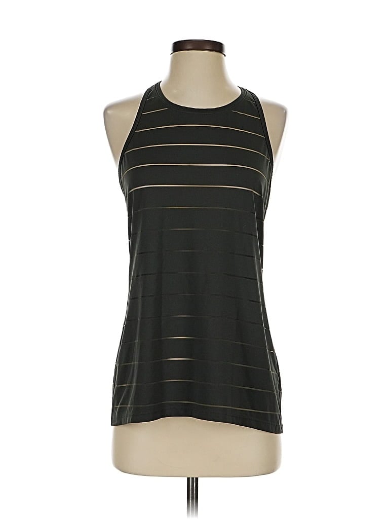 Pre-owned Athleta Sleeveless T-shirt In Green