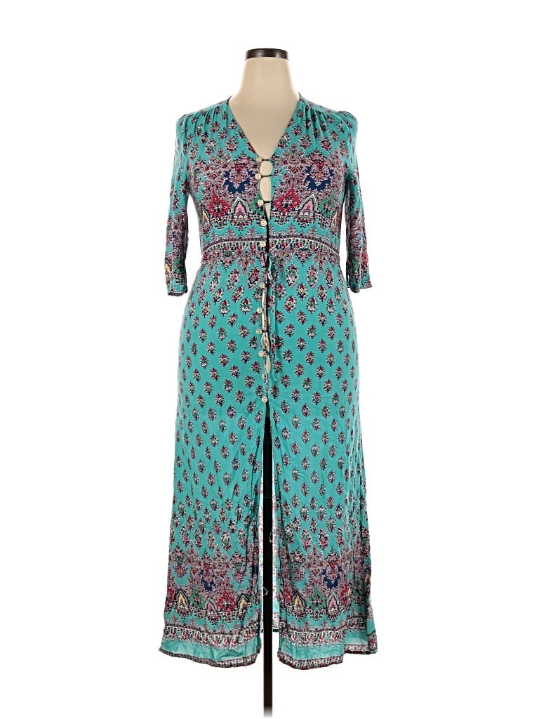 Pre-owned Unbranded Casual Dress In Blue