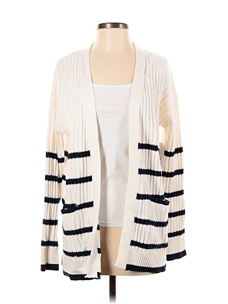 Time And Tru Cardigan Sweater In White