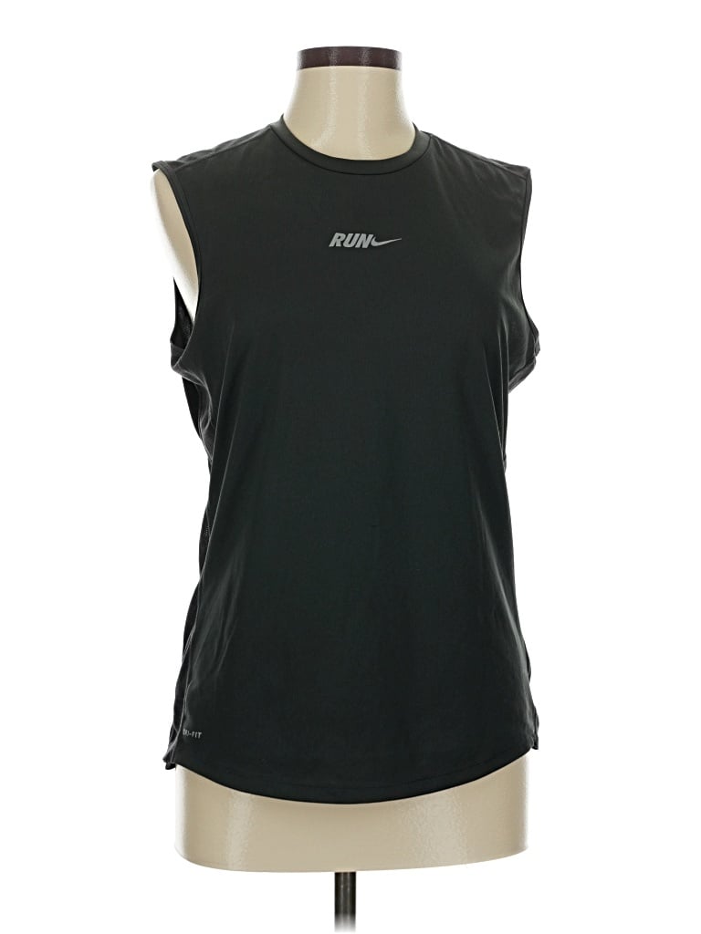 Pre-owned Nike Sleeveless T-shirt In Black